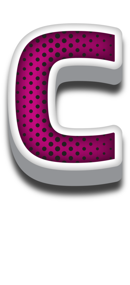 3D Cartoon Alphabet Letter and Number png