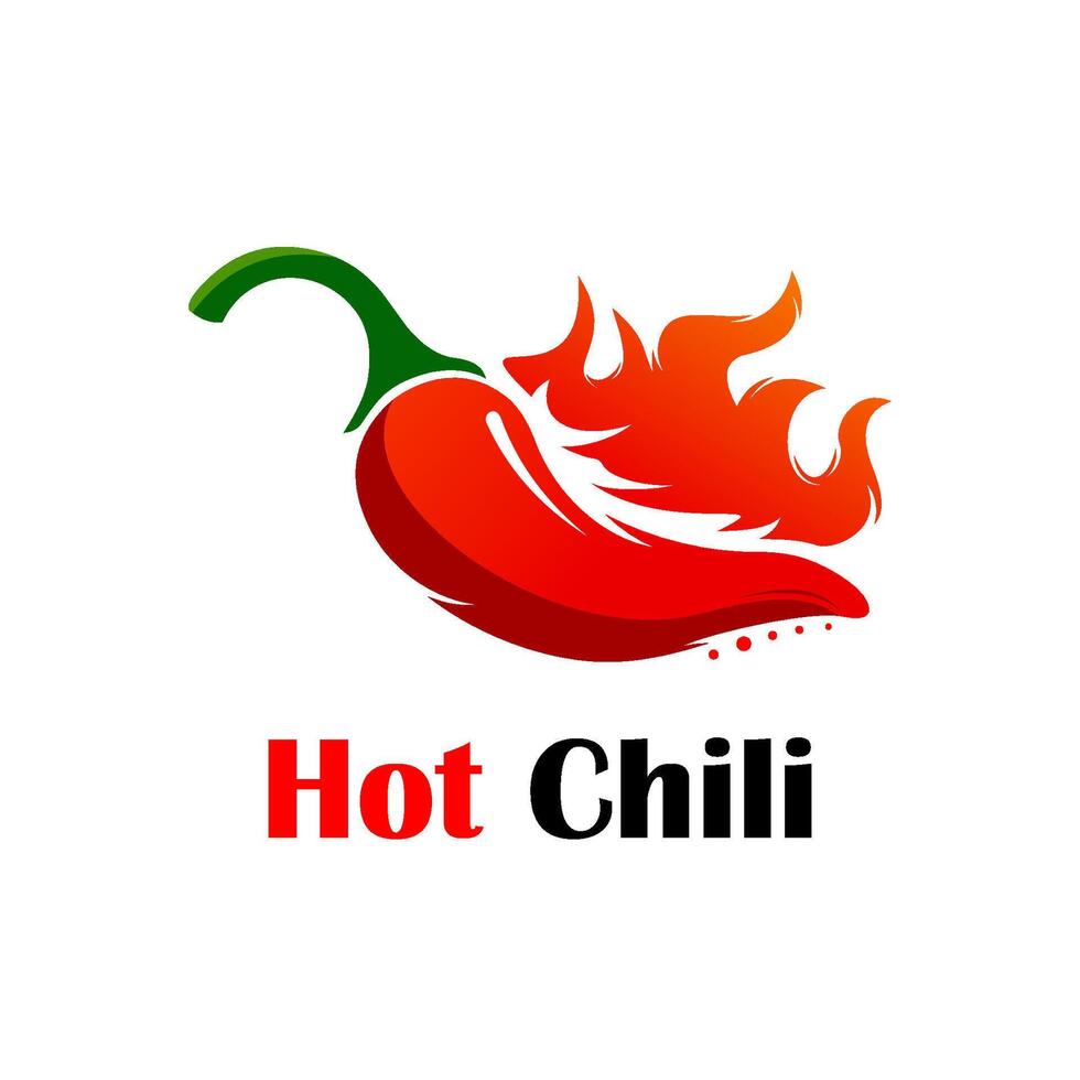 hot chili logo template illustration design vector