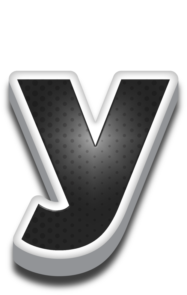 3D Cartoon Alphabet Letter and Number png