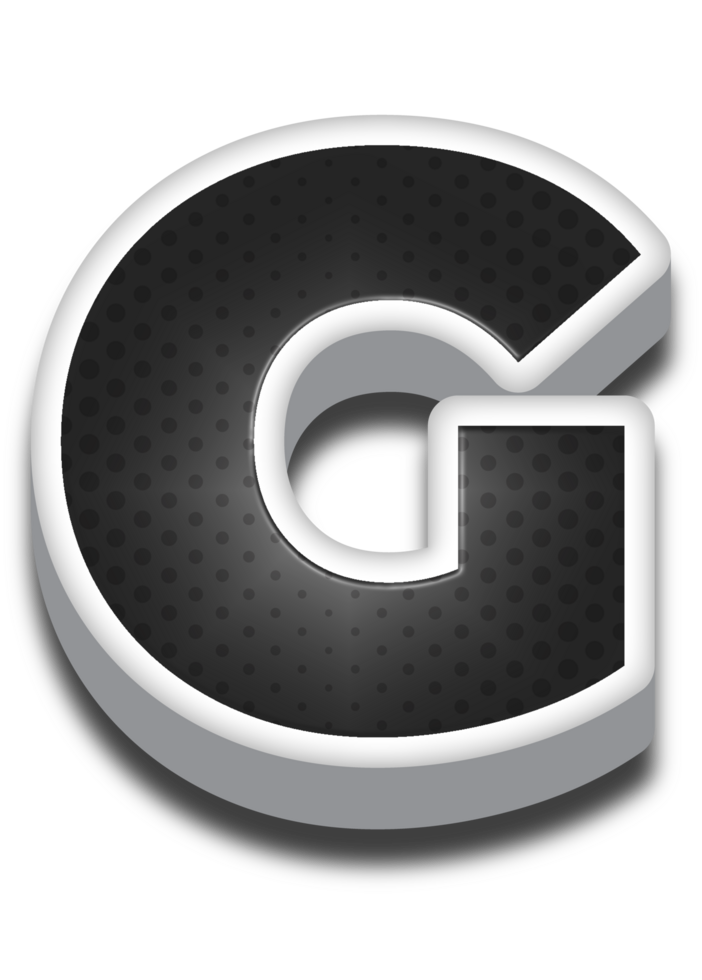 3D Cartoon Alphabet Letter and Number png