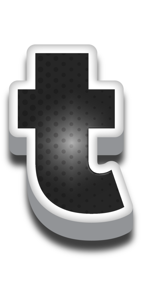 3D Cartoon Alphabet Letter and Number png