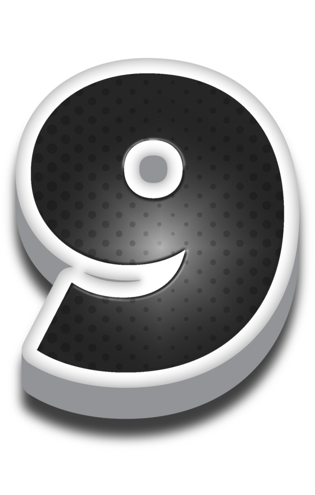 3D Cartoon Alphabet Letter and Number png