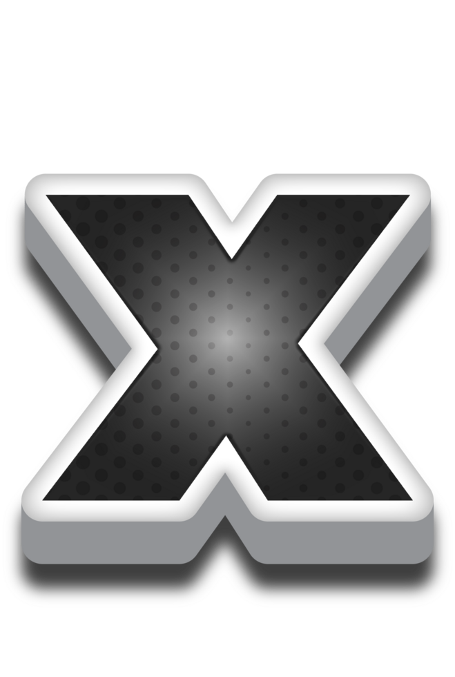 3D Cartoon Alphabet Letter and Number png