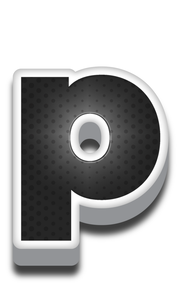 3D Cartoon Alphabet Letter and Number png