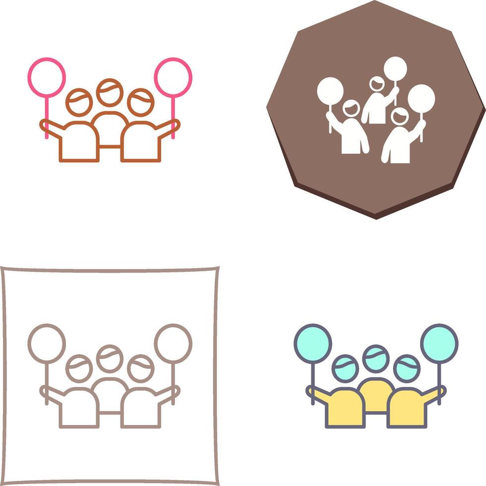 Protest Icon Design vector