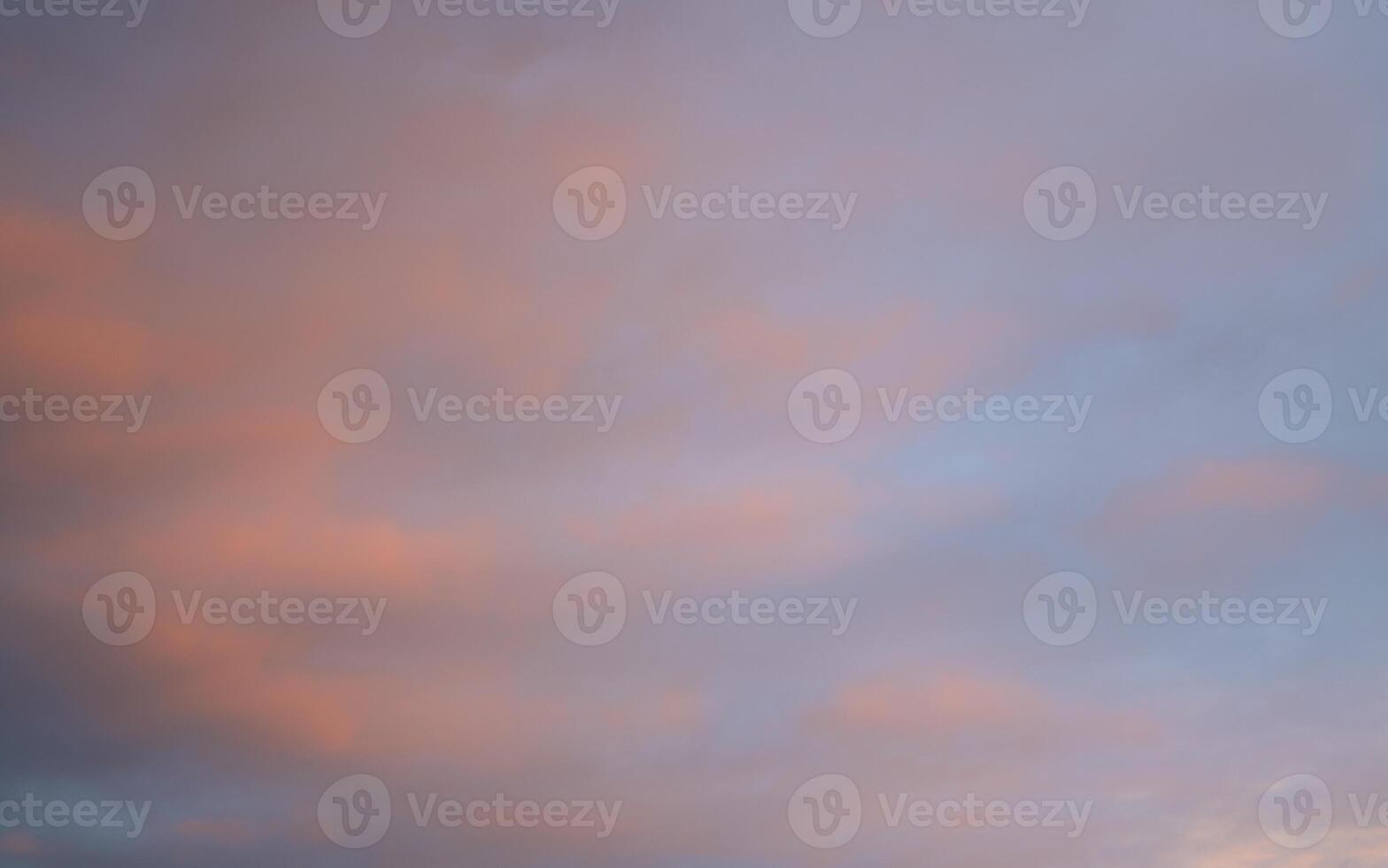 Sky with red-colored clouds photo