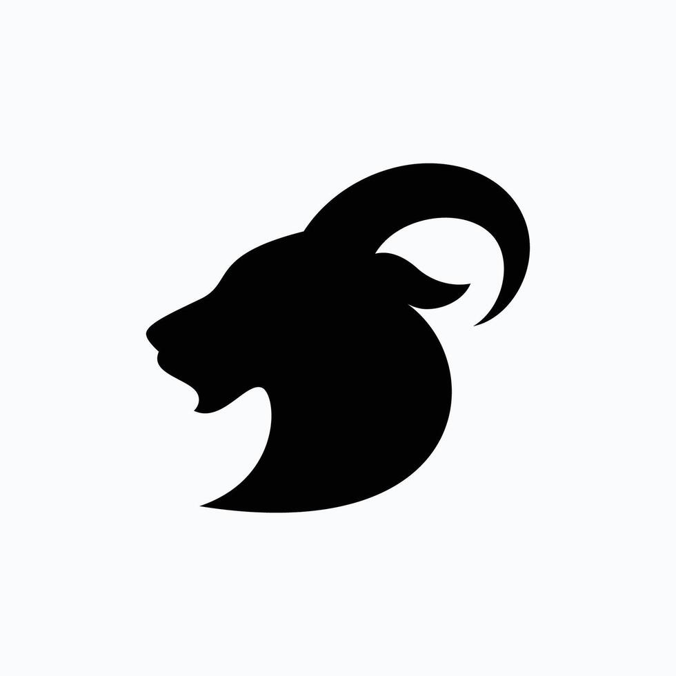 Goat Logo Template icon vector