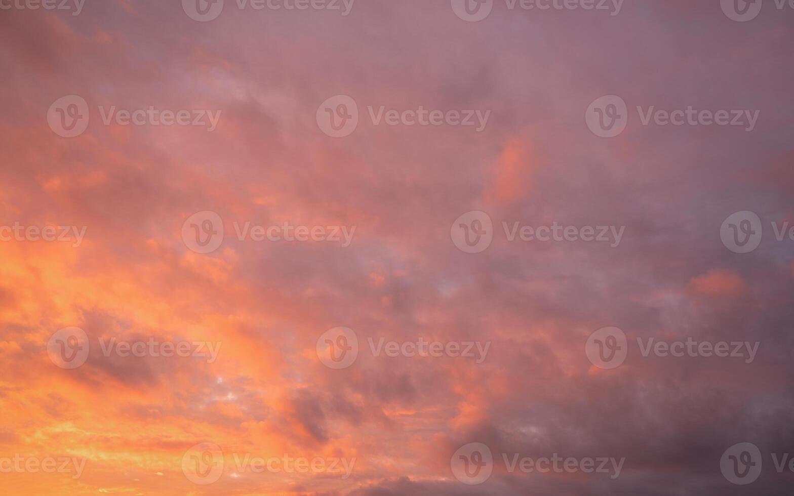 Sky with dramatic clouds photo