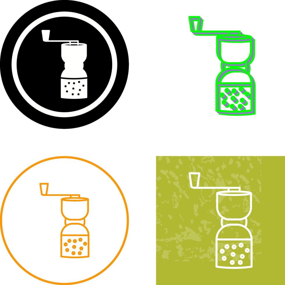 Coffee Grinder Icon Design vector