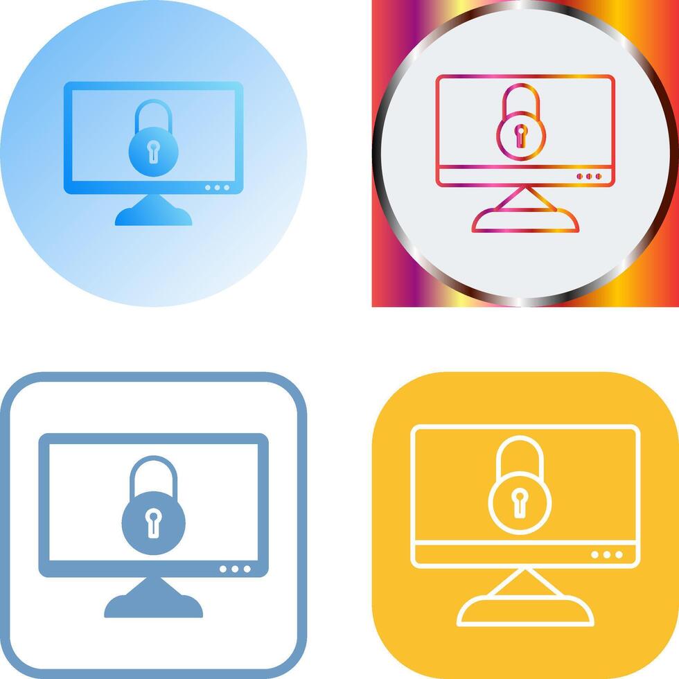 Unique Confidentiality Icon Design vector