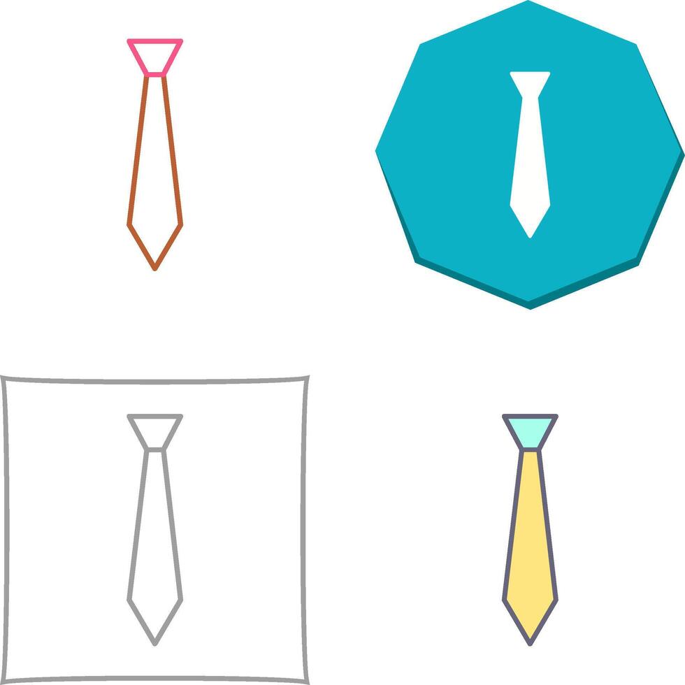 Tie Icon Design vector