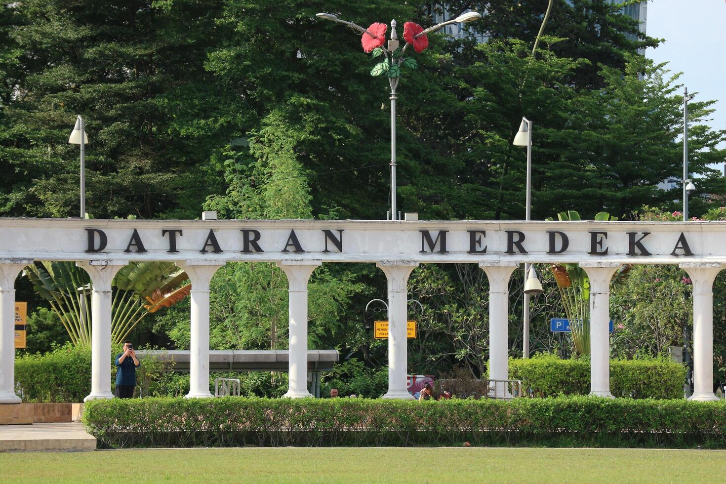 Kuala Lumpur, Malaysia on May 21, 2023. Medan Merdeka is located in Kuala Lumpur, Malaysia. photo