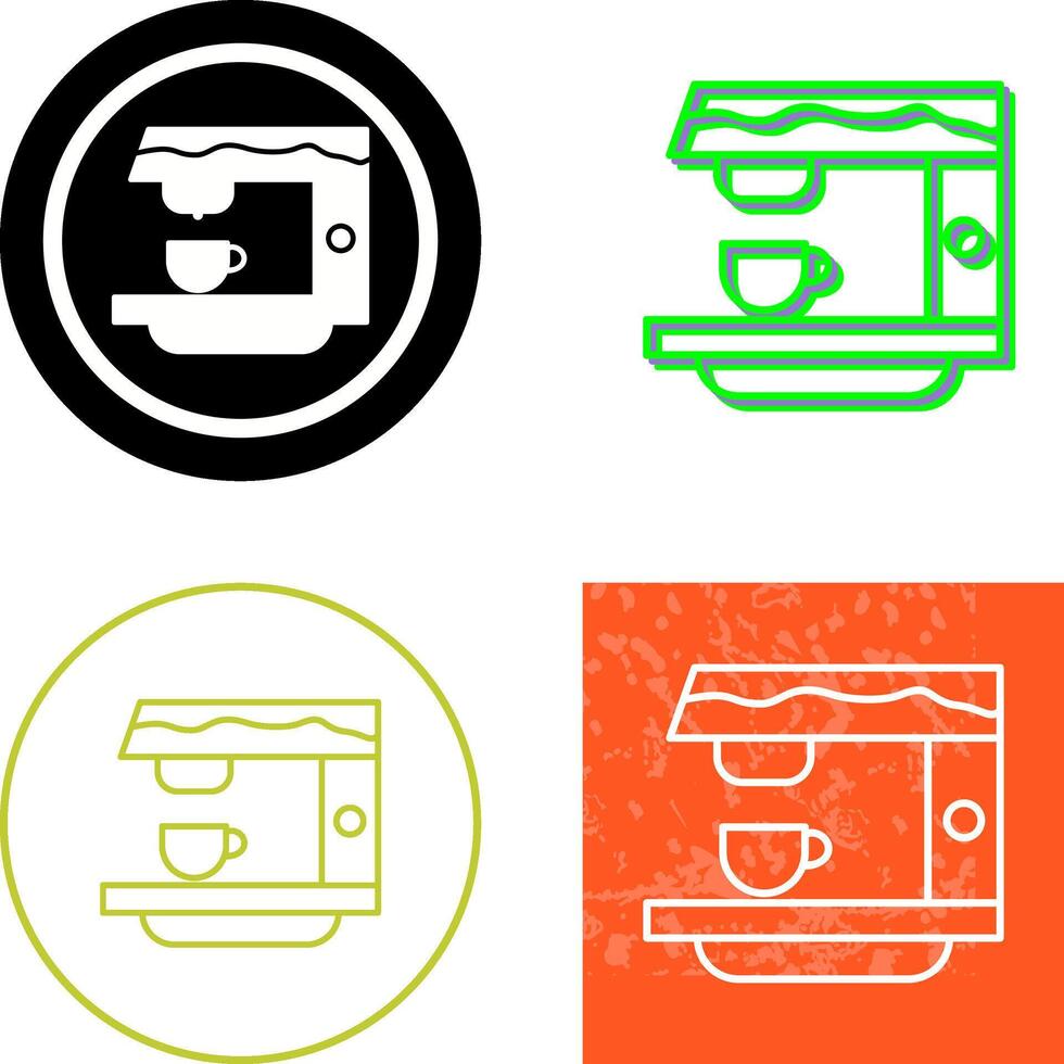 Coffee Machine Icon Design vector