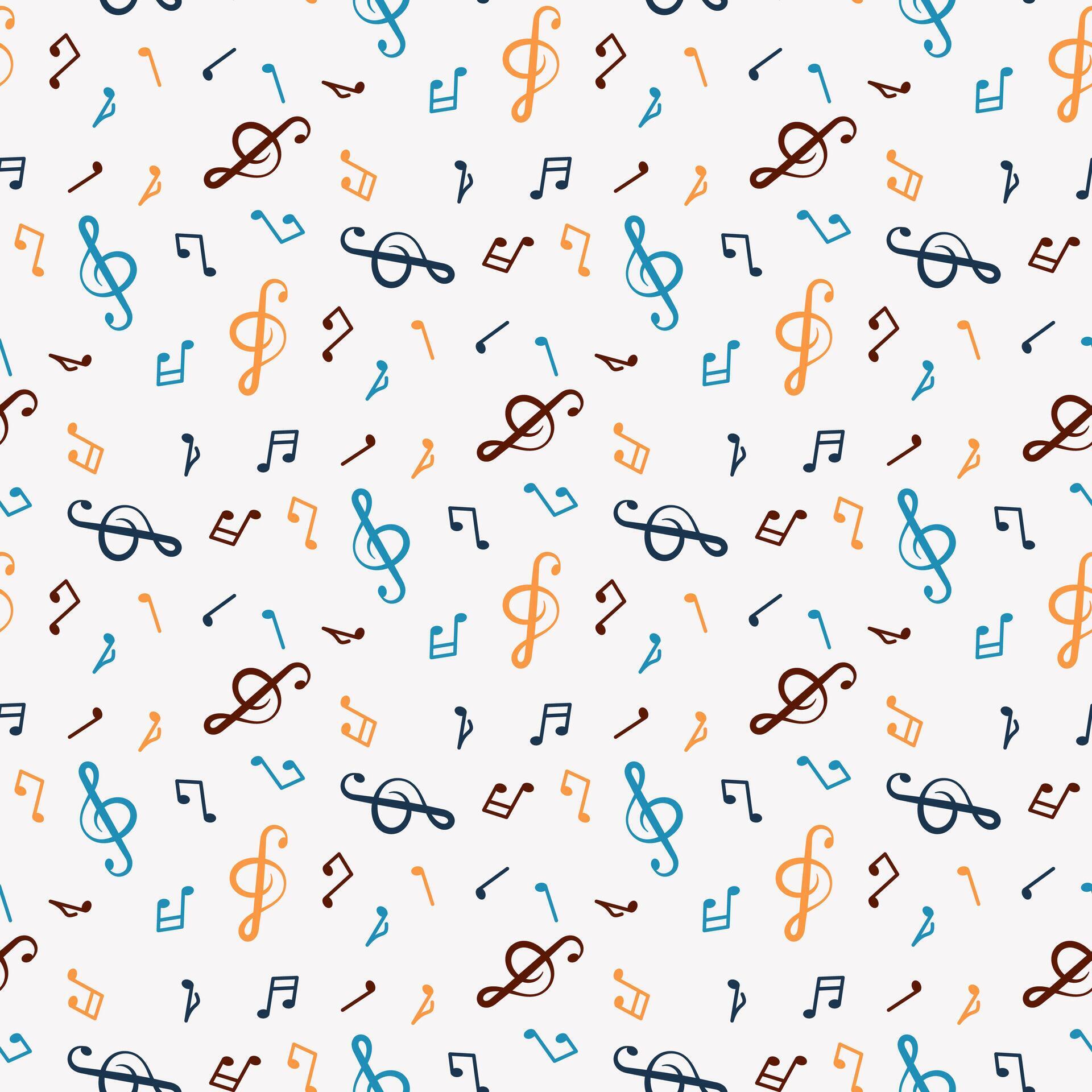 musical notes pattern 44032009 Vector Art at Vecteezy