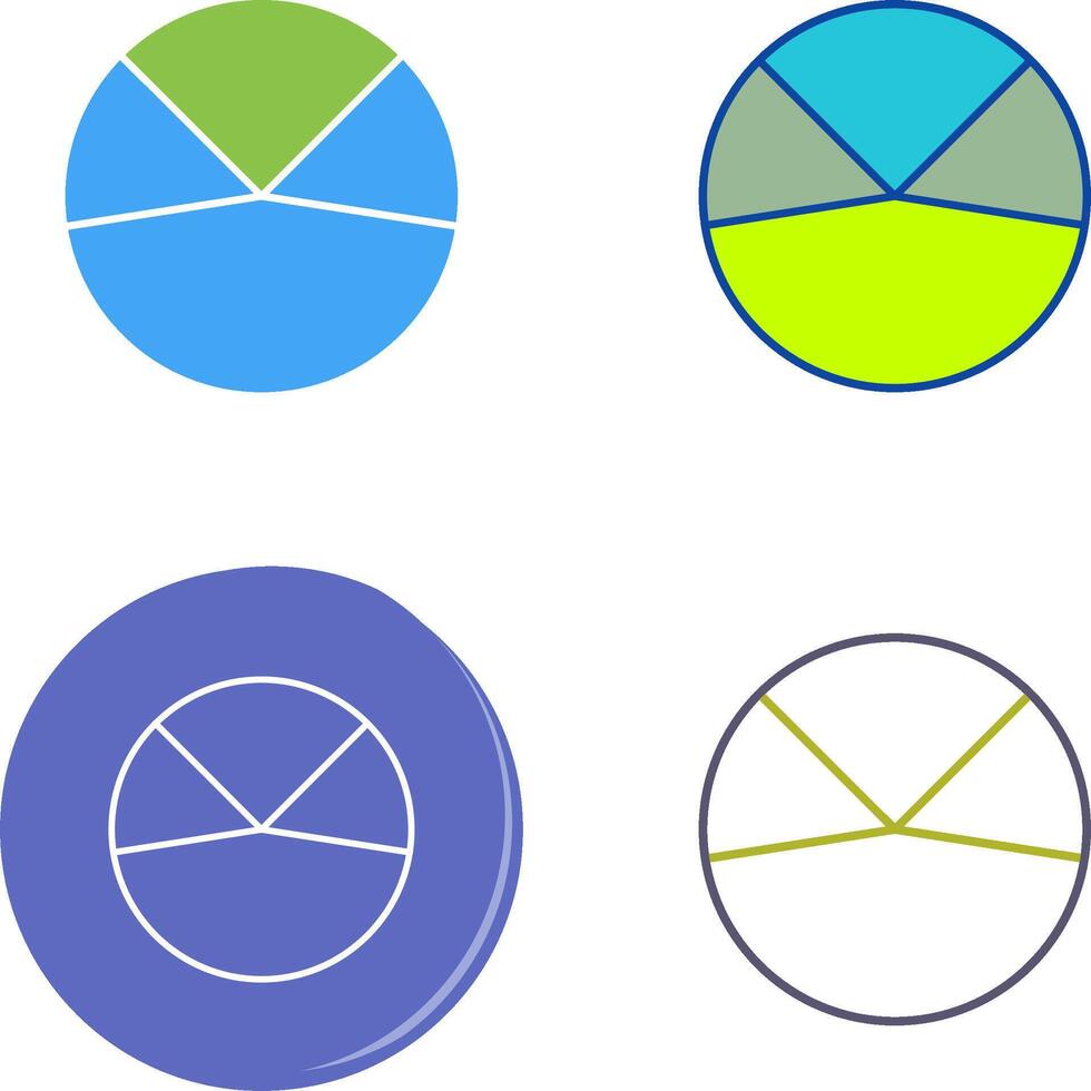 Pie Chart Analysis Icon Design vector