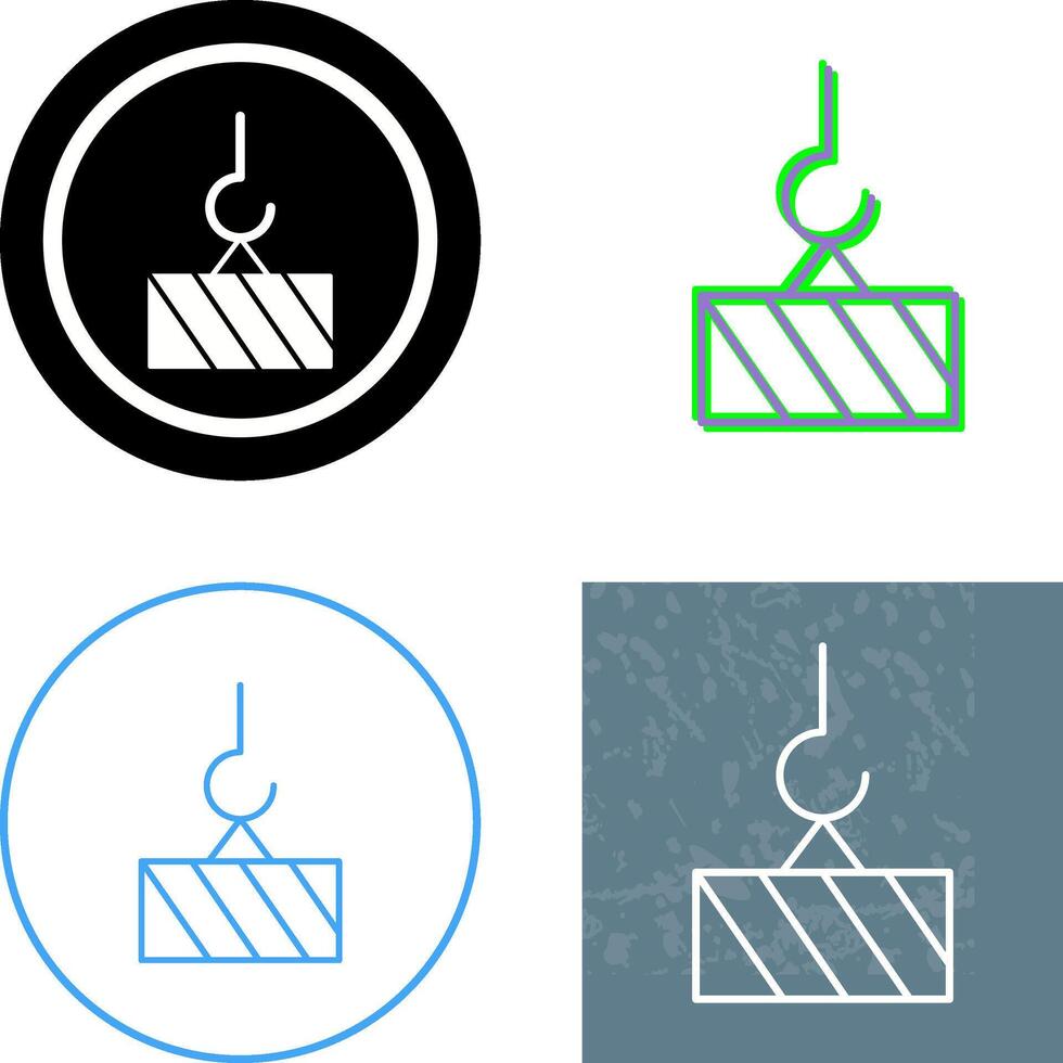 Heavy Machinery Icon Design vector