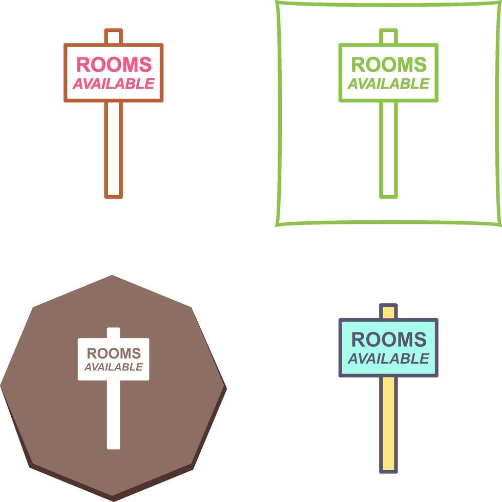 Rooms Icon Design vector