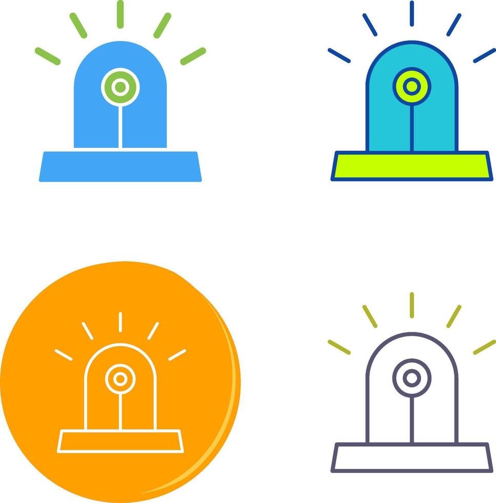 Unique Siren Icon Design vector