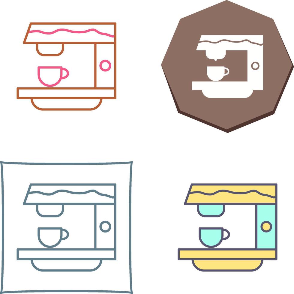 Coffee Machine Icon Design vector