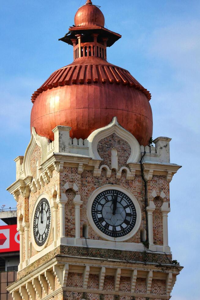 Kuala Lumpur, Malaysia on May 22, 2023. Very beautiful historical architecture of the Sultan Abdul Samad Building. photo