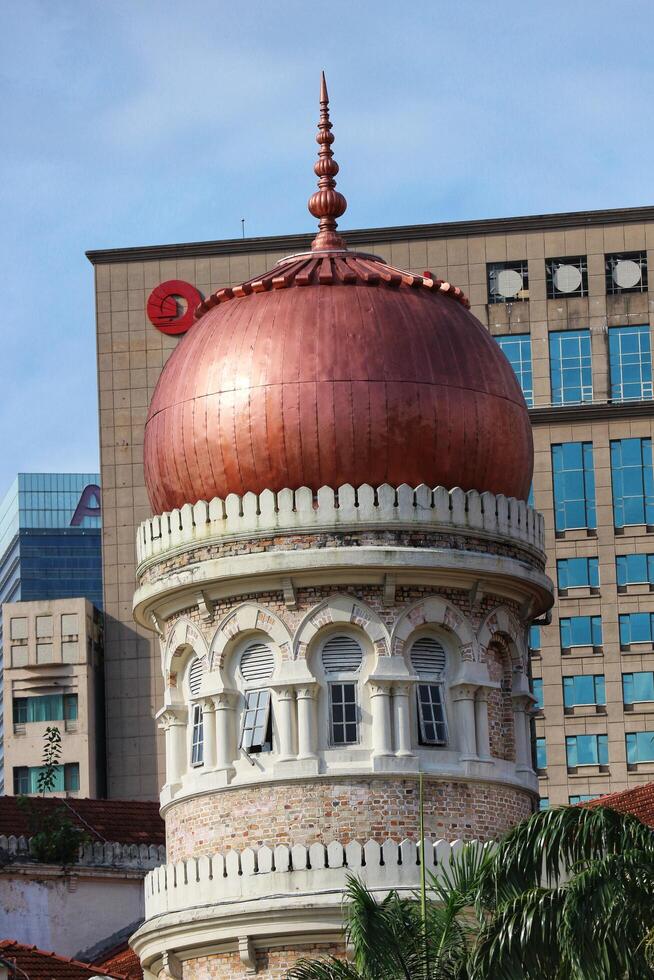 Kuala Lumpur, Malaysia on May 22, 2023. Very beautiful historical architecture of the Sultan Abdul Samad Building. photo