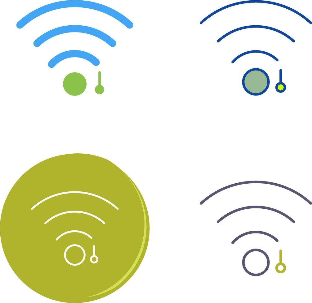 Unique WiFi Sign Icon Design vector