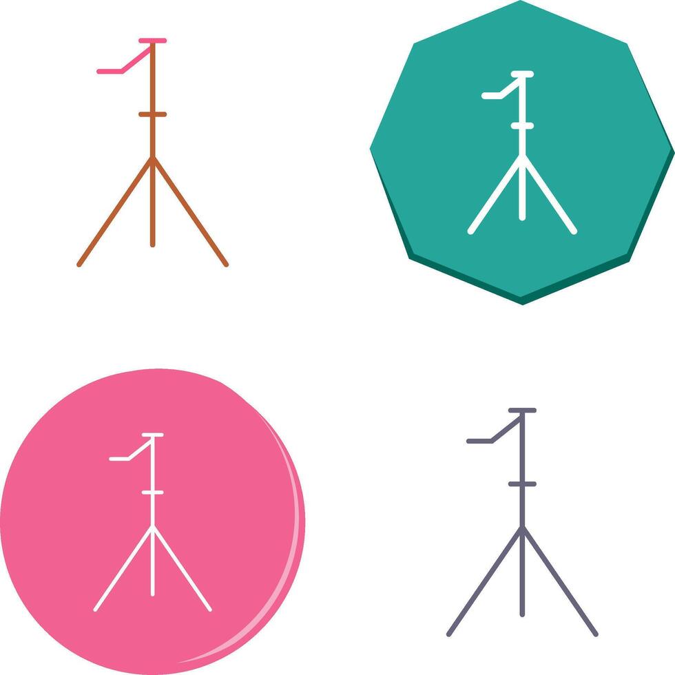 Unique Stand Icon Design vector