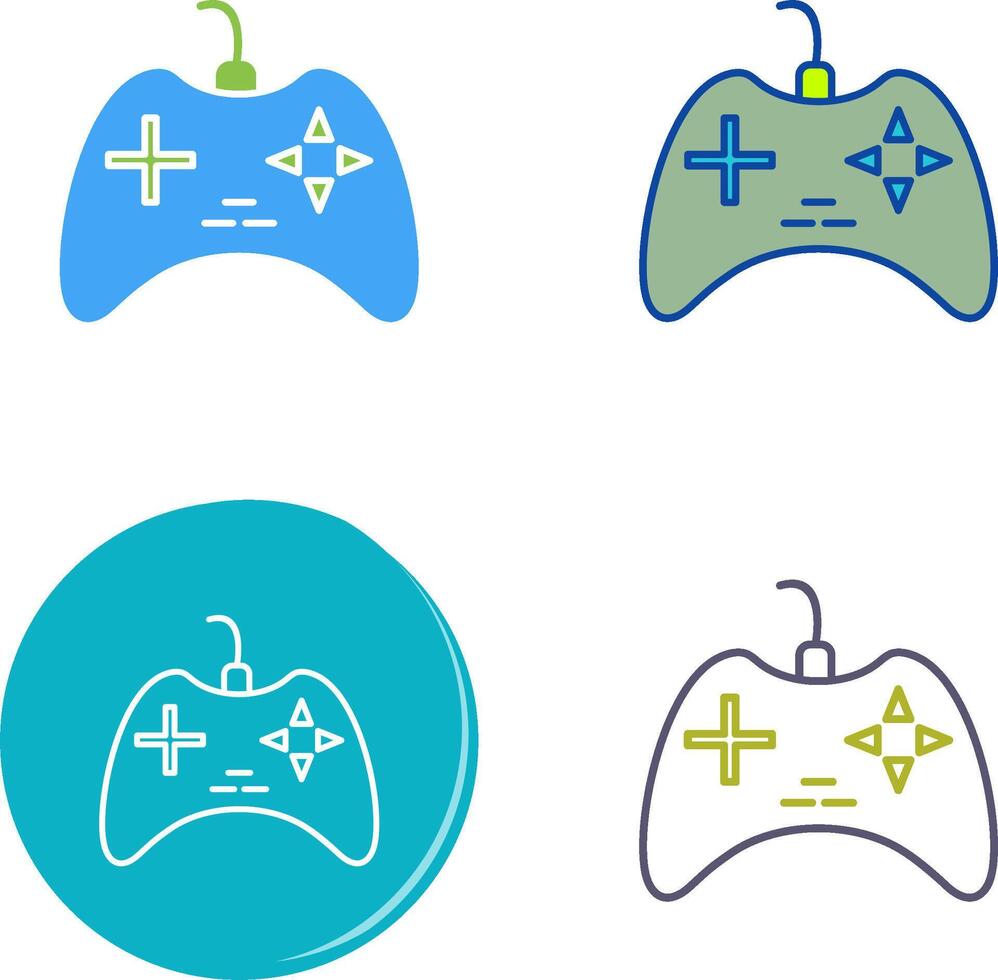 Unique Gaming Console Icon Design vector