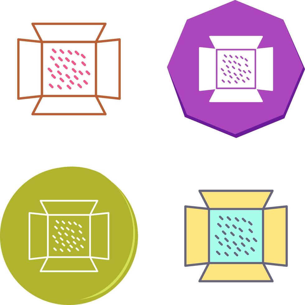 Unique Lights Icon Design vector