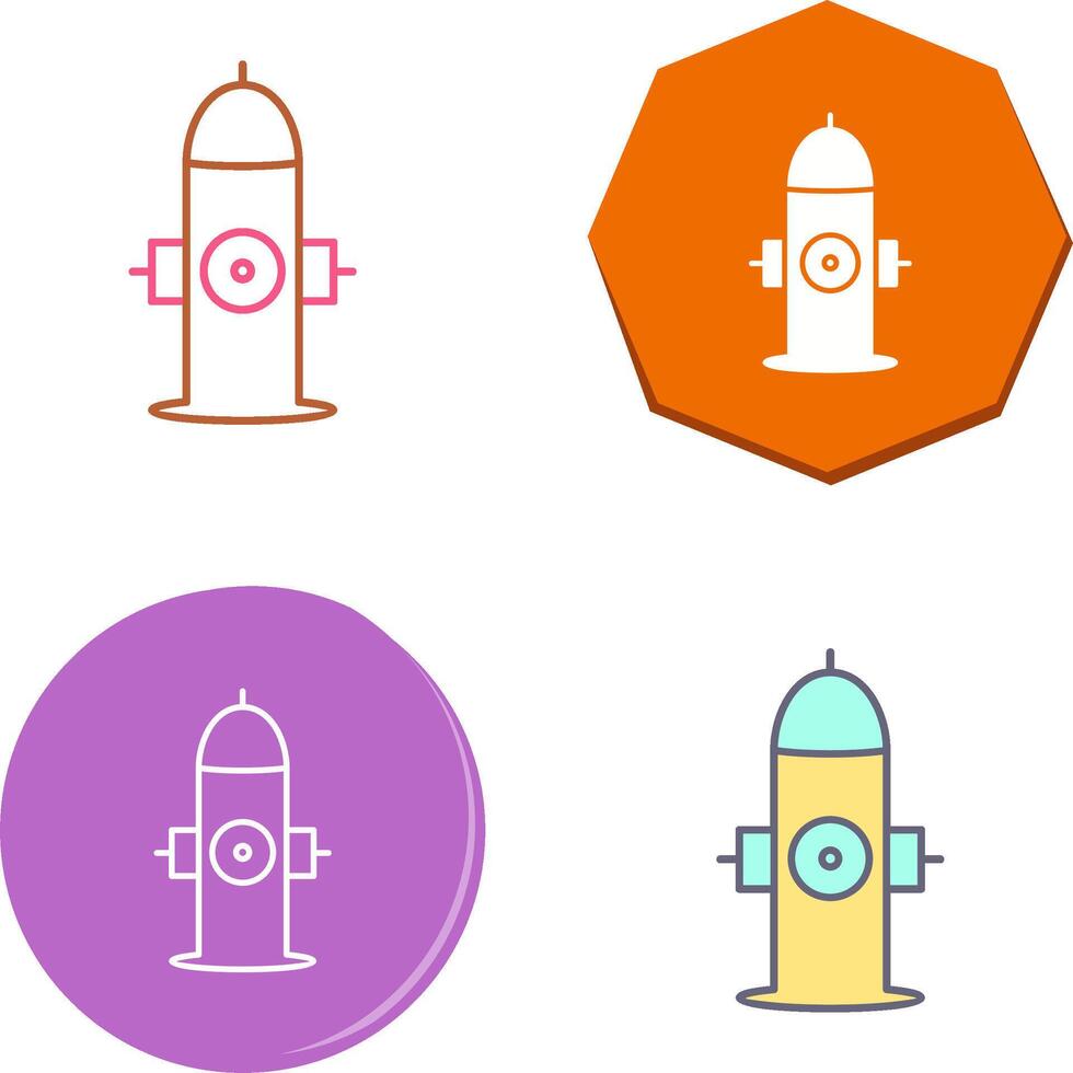 Unique Hydrant Icon Design vector