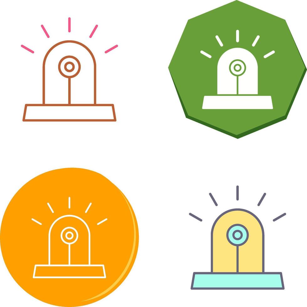 Unique Siren Icon Design vector