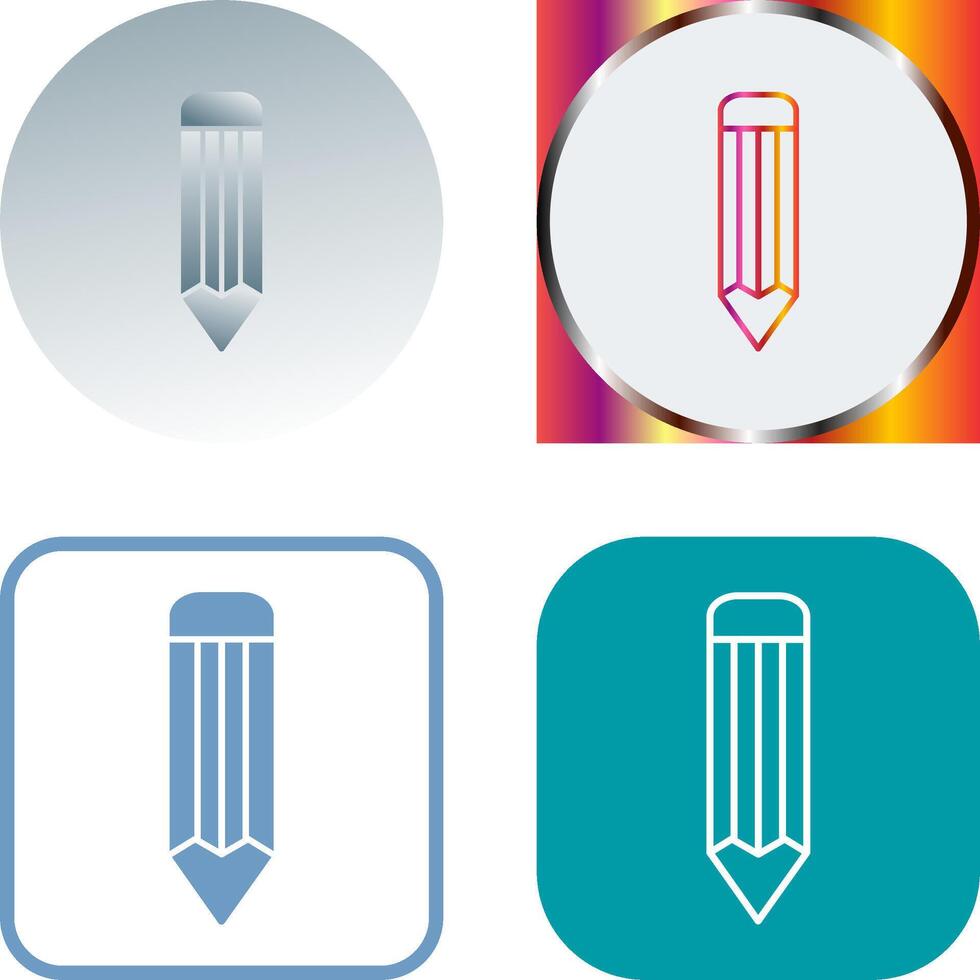Unique Pencil Icon Design vector