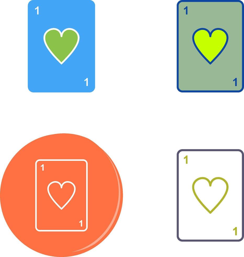 Unique Card Icon Design vector