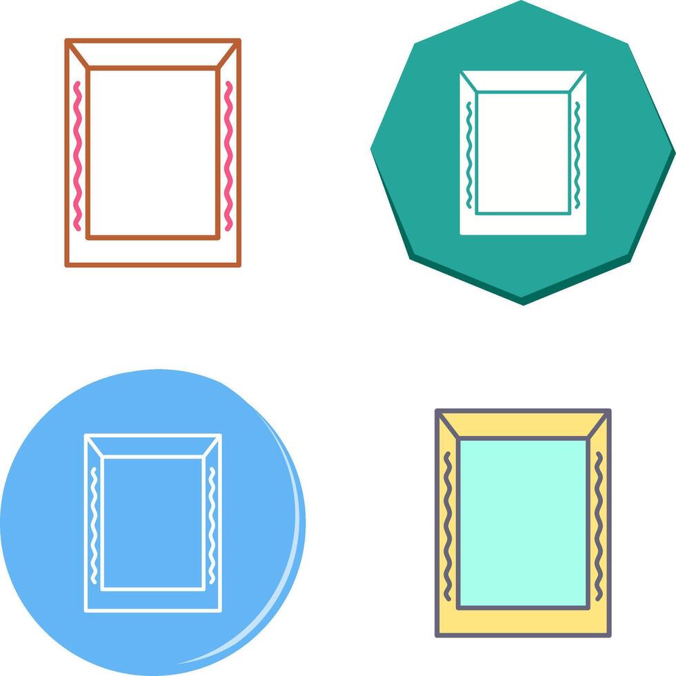 Unique Frame Icon Design vector