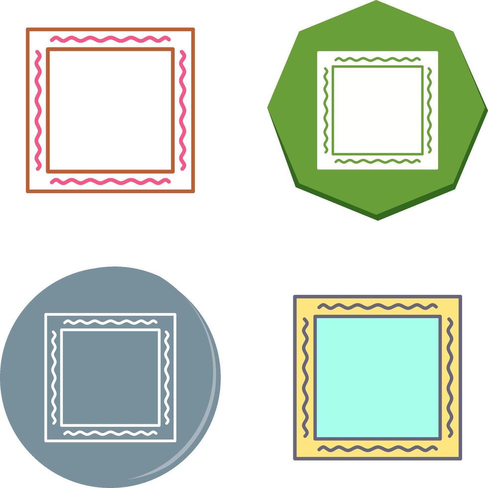 Unique Frame Icon Design vector