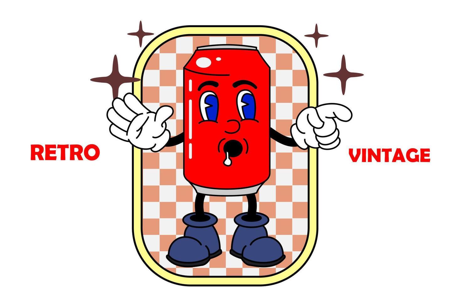 old cartoon mascot character elements. different clipart, faces, limbs. character creator for vintage retro logos and branding. isolated illustrations vector