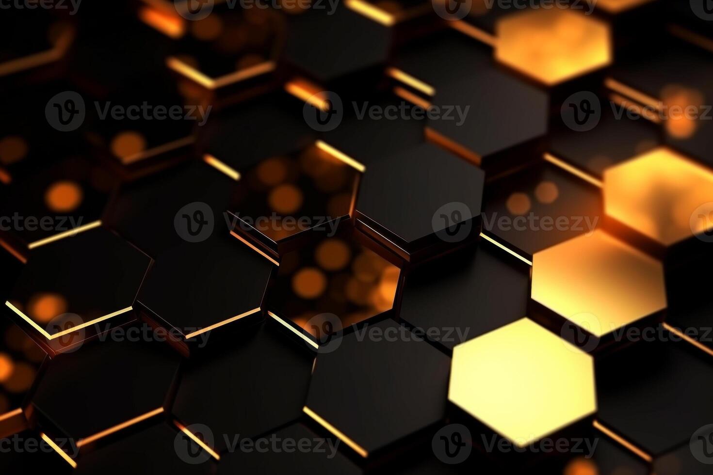 Abstract background hexagons glass pattern geometric crystals abstract photo