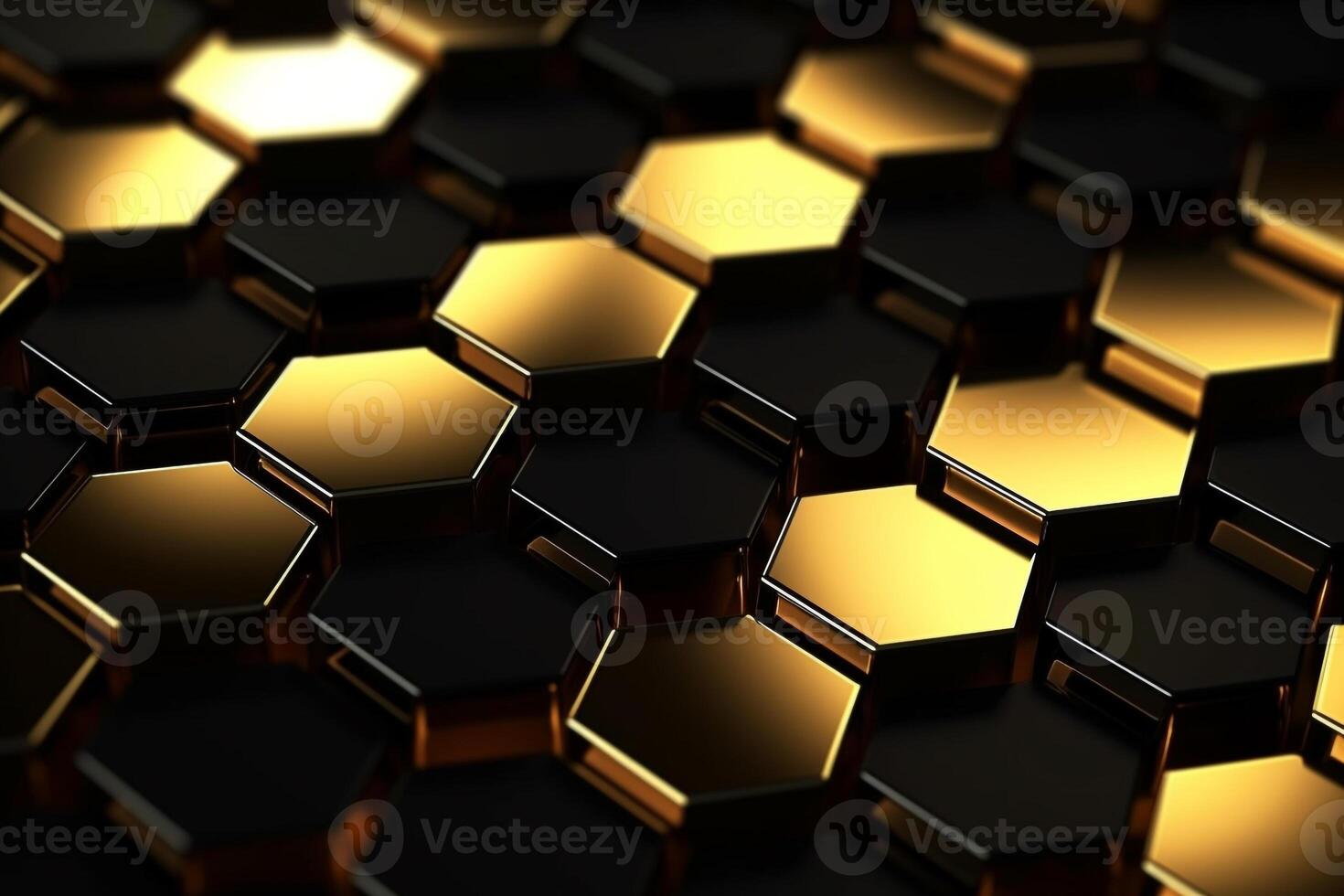 Abstract background hexagons glass pattern geometric crystals abstract photo