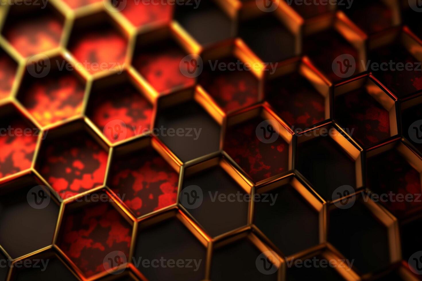 Abstract background hexagons glass pattern geometric crystals abstract photo