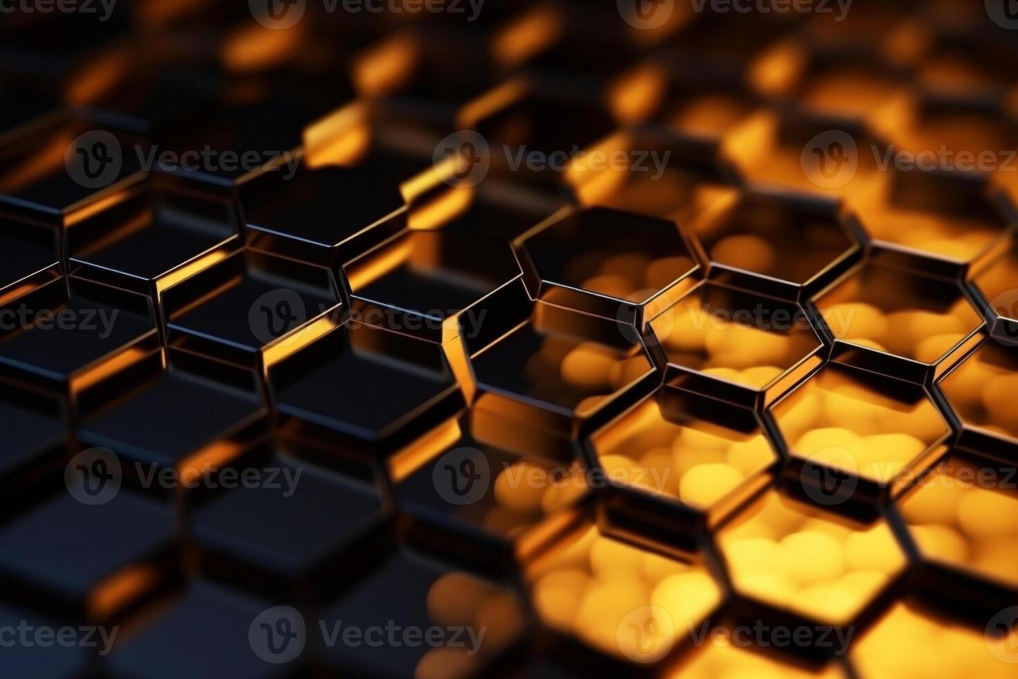 Abstract background hexagons glass pattern geometric crystals abstract photo