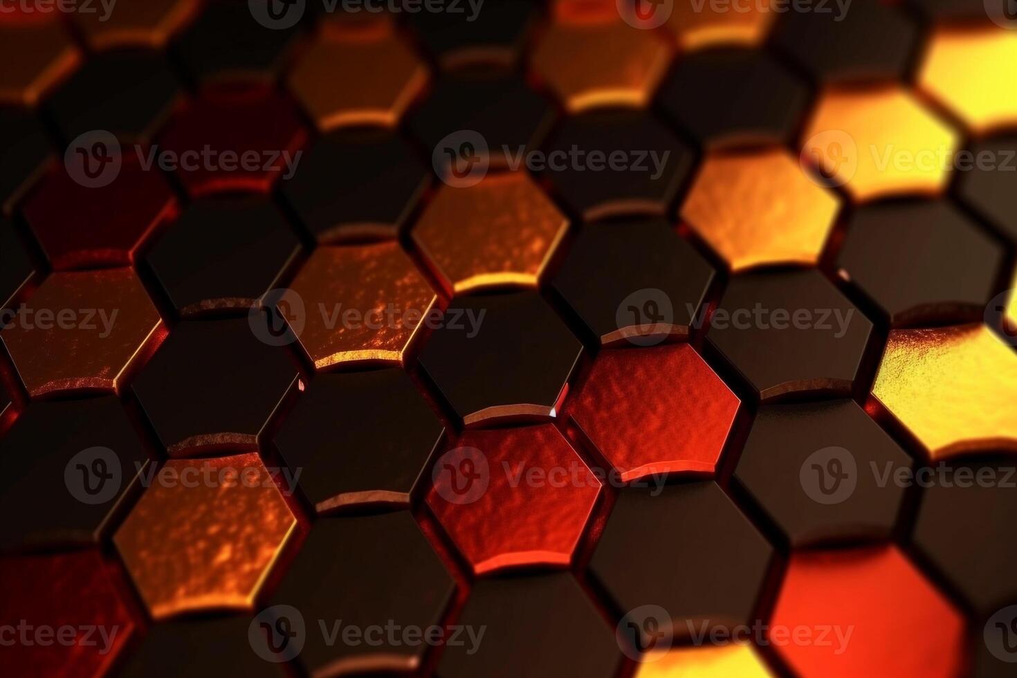 Abstract background hexagons glass pattern geometric crystals abstract photo