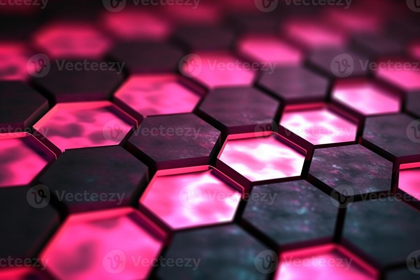 Abstract background hexagons glass pattern geometric crystals abstract photo