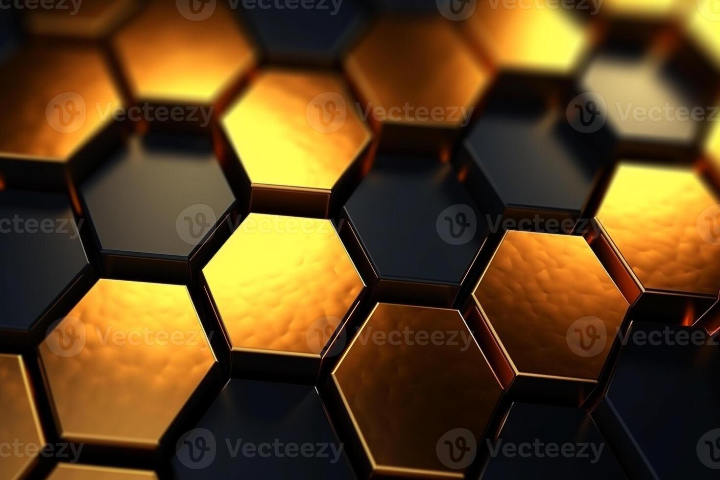 Abstract background hexagons glass pattern geometric crystals abstract photo