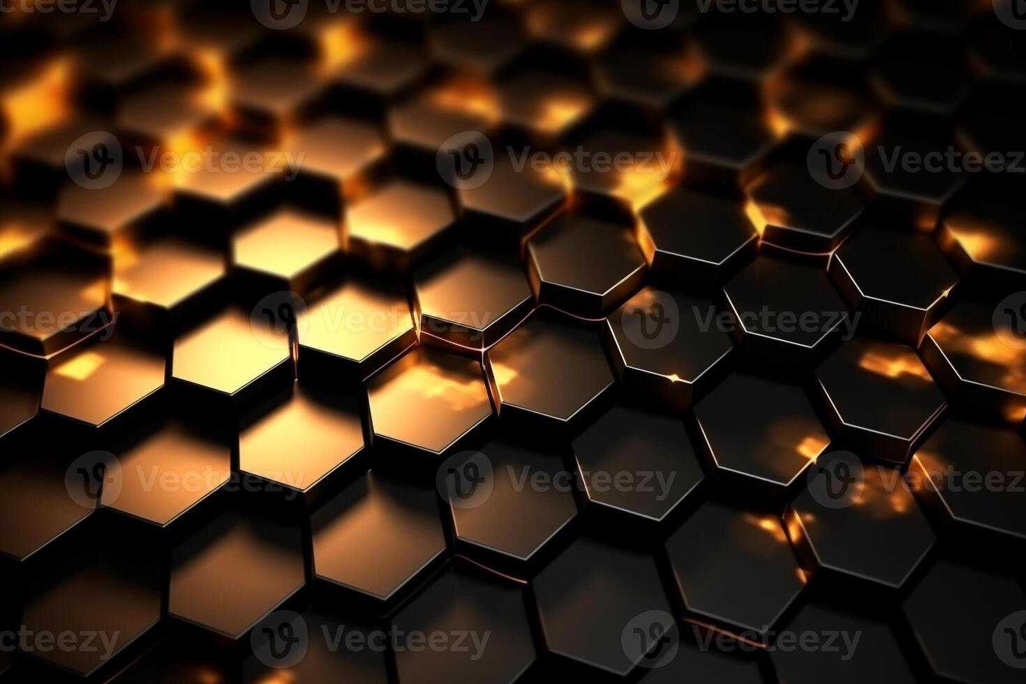 Abstract background hexagons glass pattern geometric crystals abstract photo