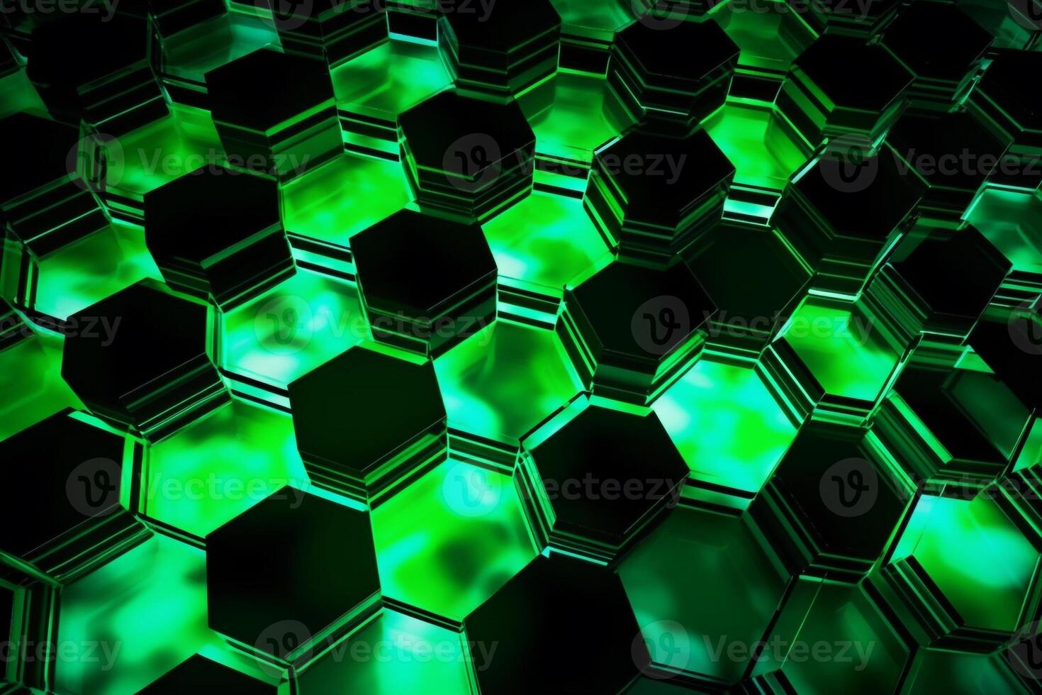 Abstract background hexagons glass pattern geometric crystals abstract photo