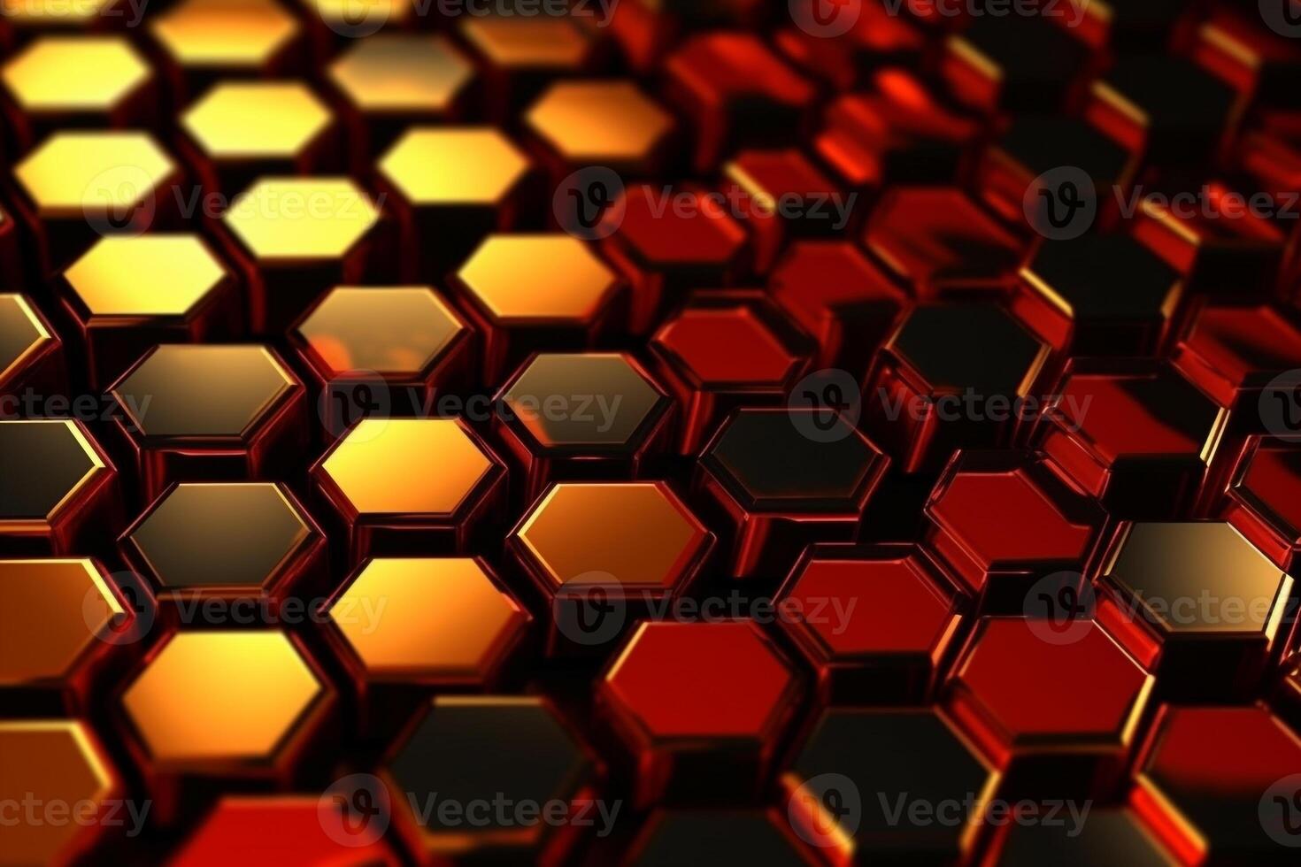 Abstract background hexagons glass pattern geometric crystals abstract photo