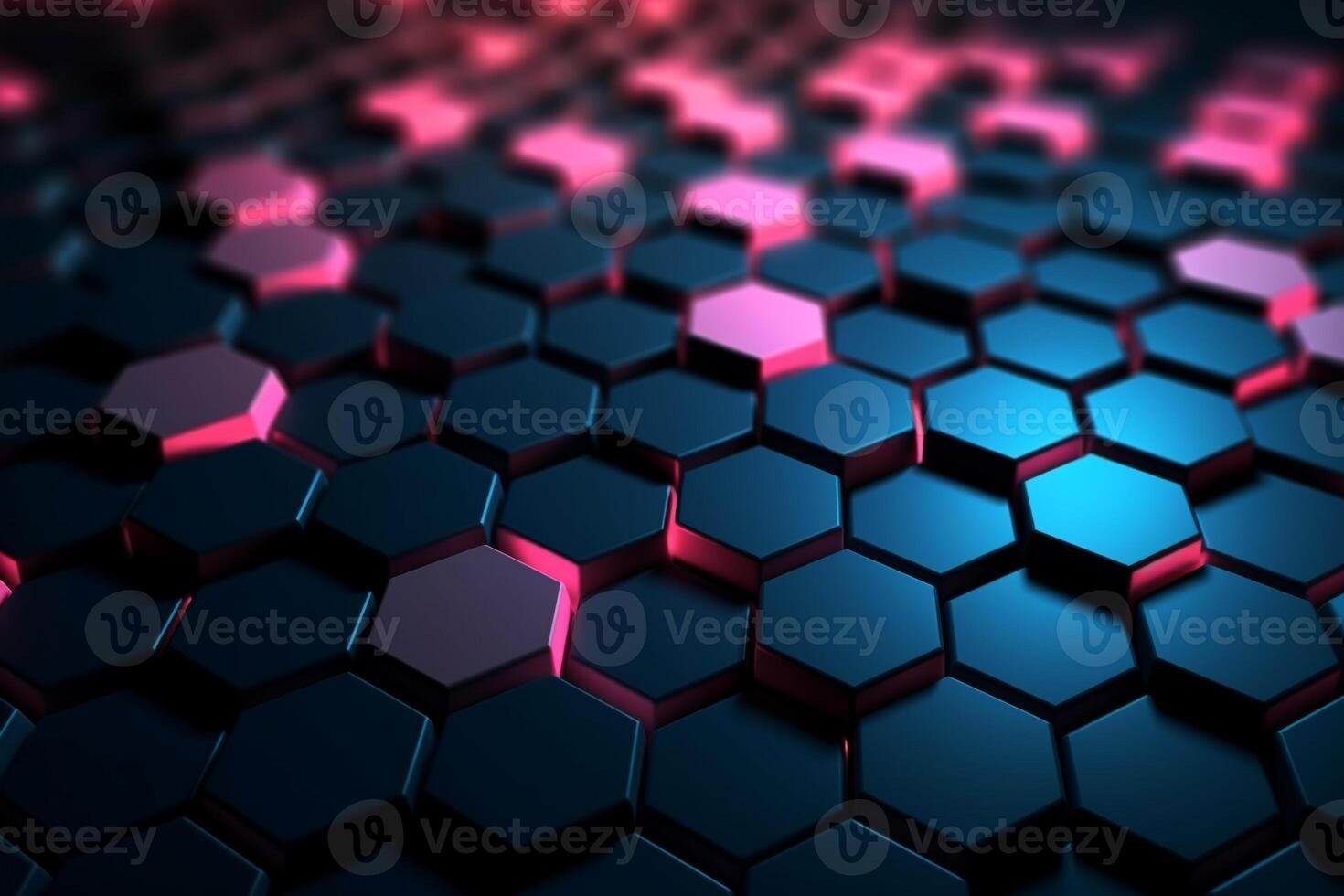 Abstract background hexagons glass pattern geometric crystals abstract photo