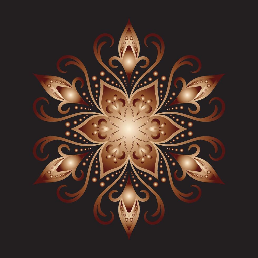 mandala art for design vintage decoration,book cover,motif,Ethnic design,logo,background vector