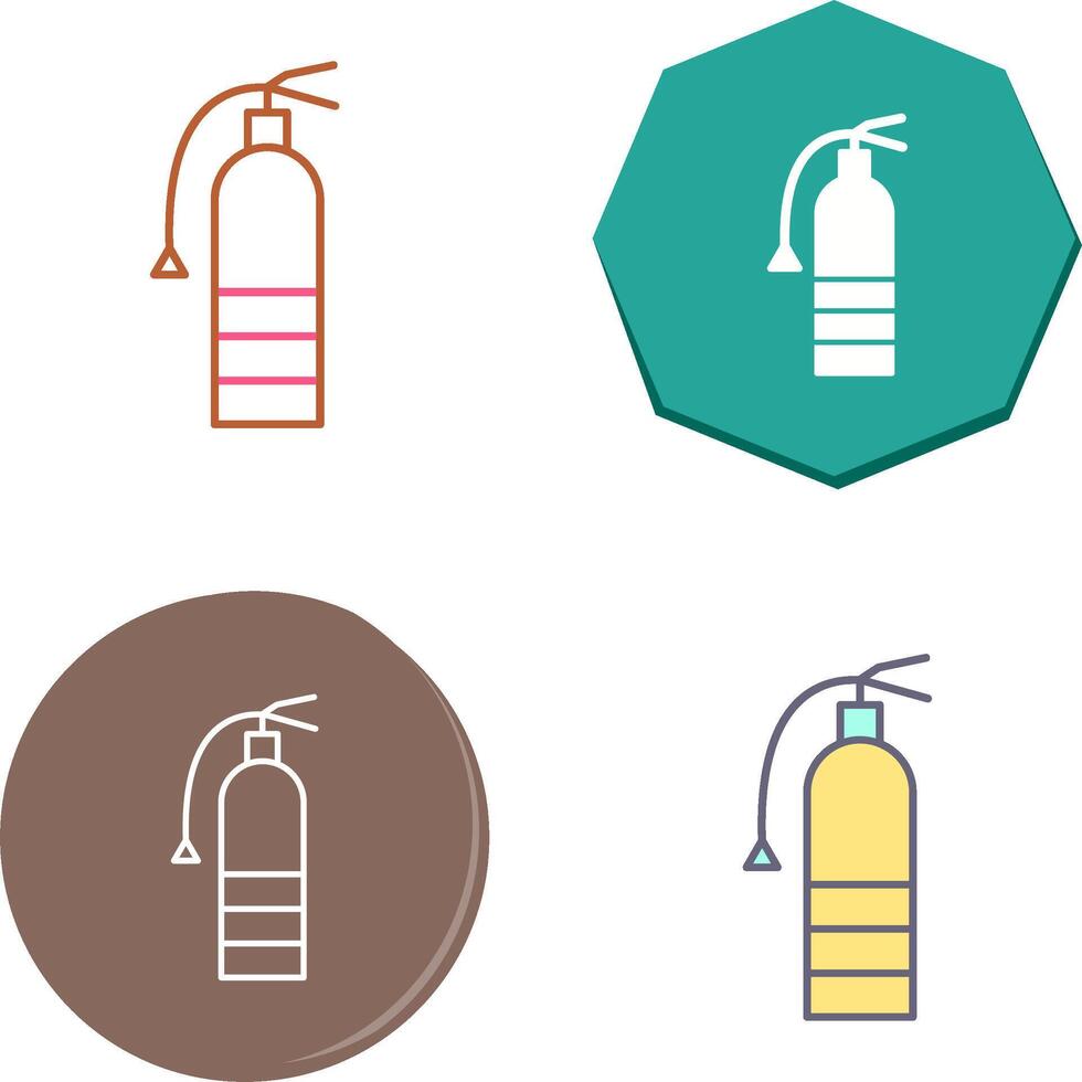 Unique Extinguisher Icon Design vector