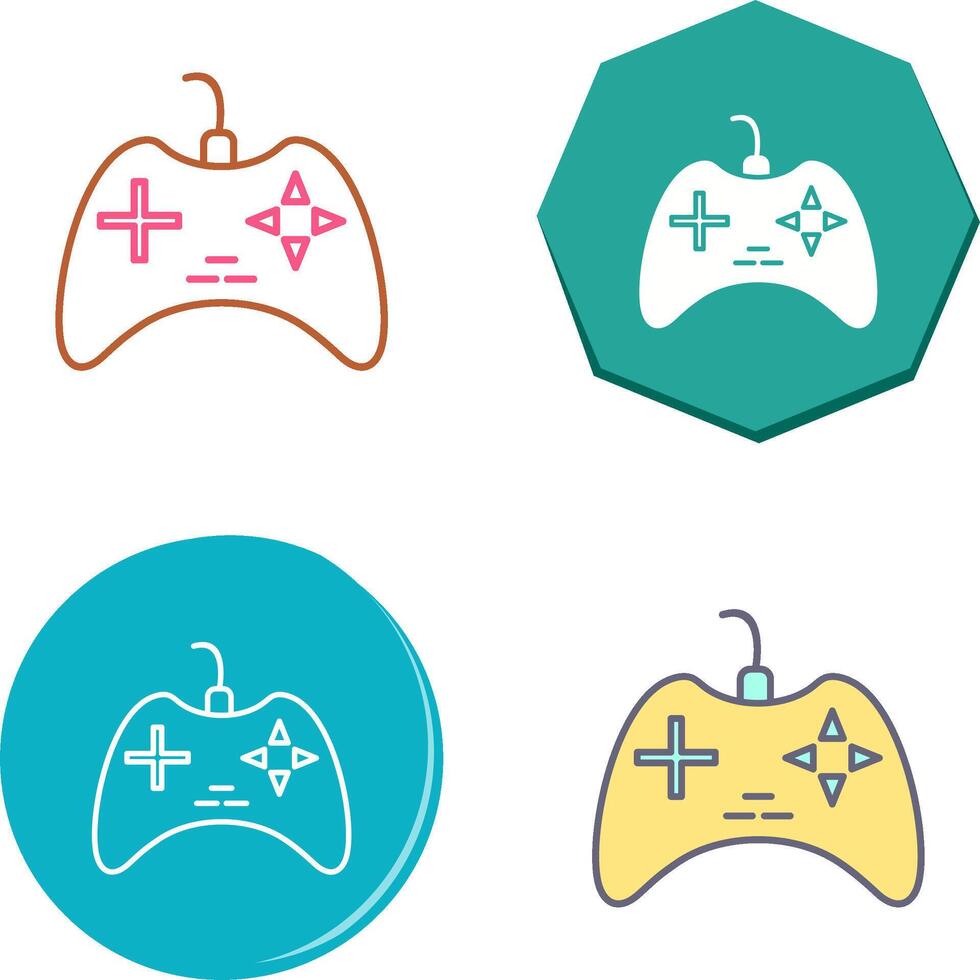 Unique Gaming Console Icon Design vector